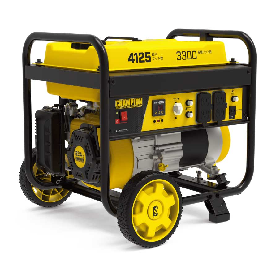 チャンピオン・GGGガスガソリン発電機3800 – THE POWER OF CHAMPION