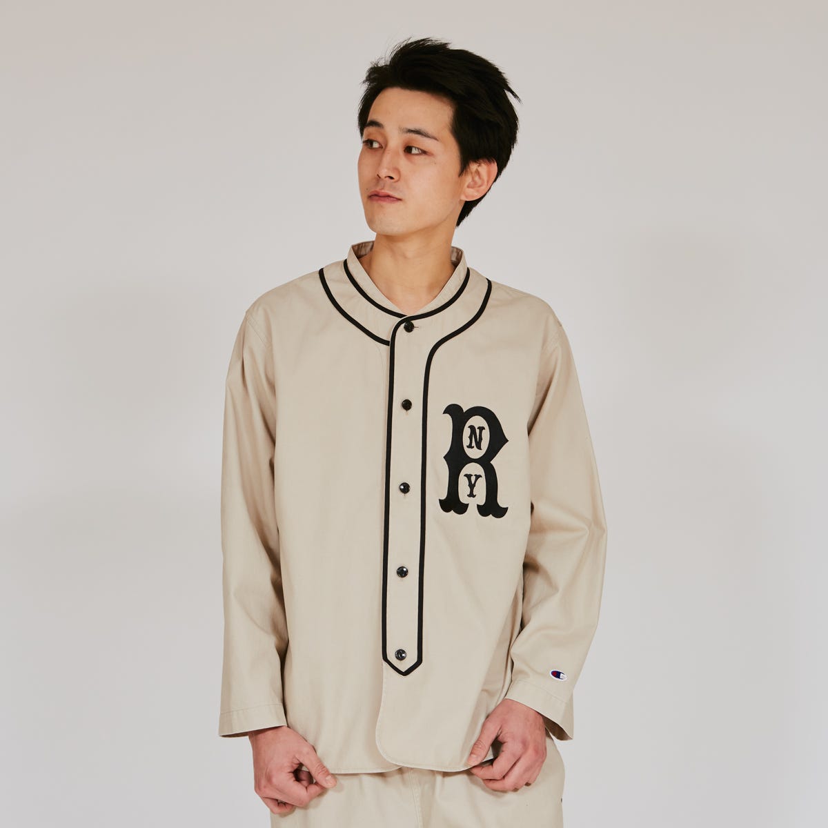 ベースボールシャツ 25FW メンズカジュアル チャンピオン(C3-C409)