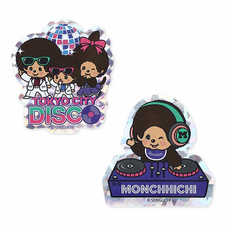 モンチッチ】キラキラステッカーセット（ディスコモンチッチ）747657