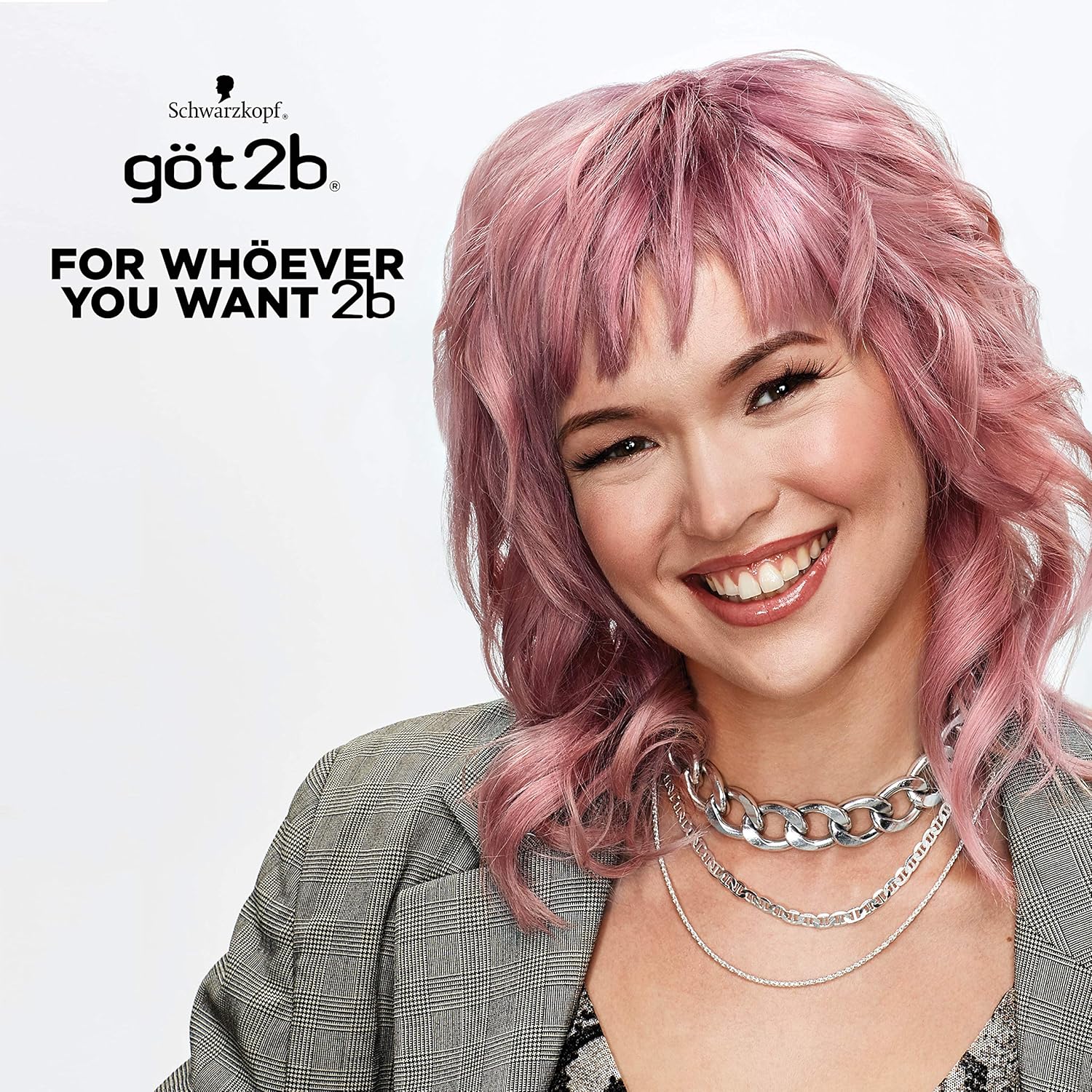 Got2b Metallics Permanent Hair Color, M84 Sakura Pink – Charming