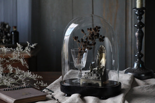 ナポレオントワ（3世）ガラスドーム（高さ30cm） フランスアンティーク