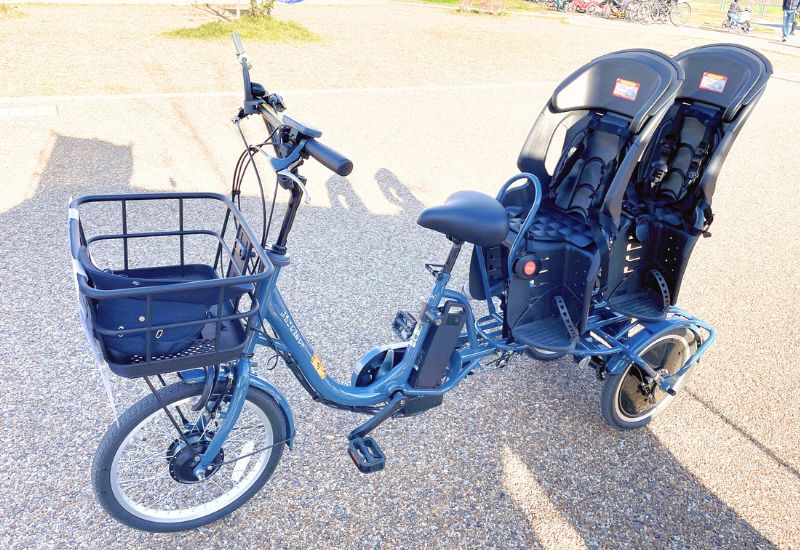 ふたごじてんしゃアシスト」に乗ってみた！アシスト付き、アシスト無し