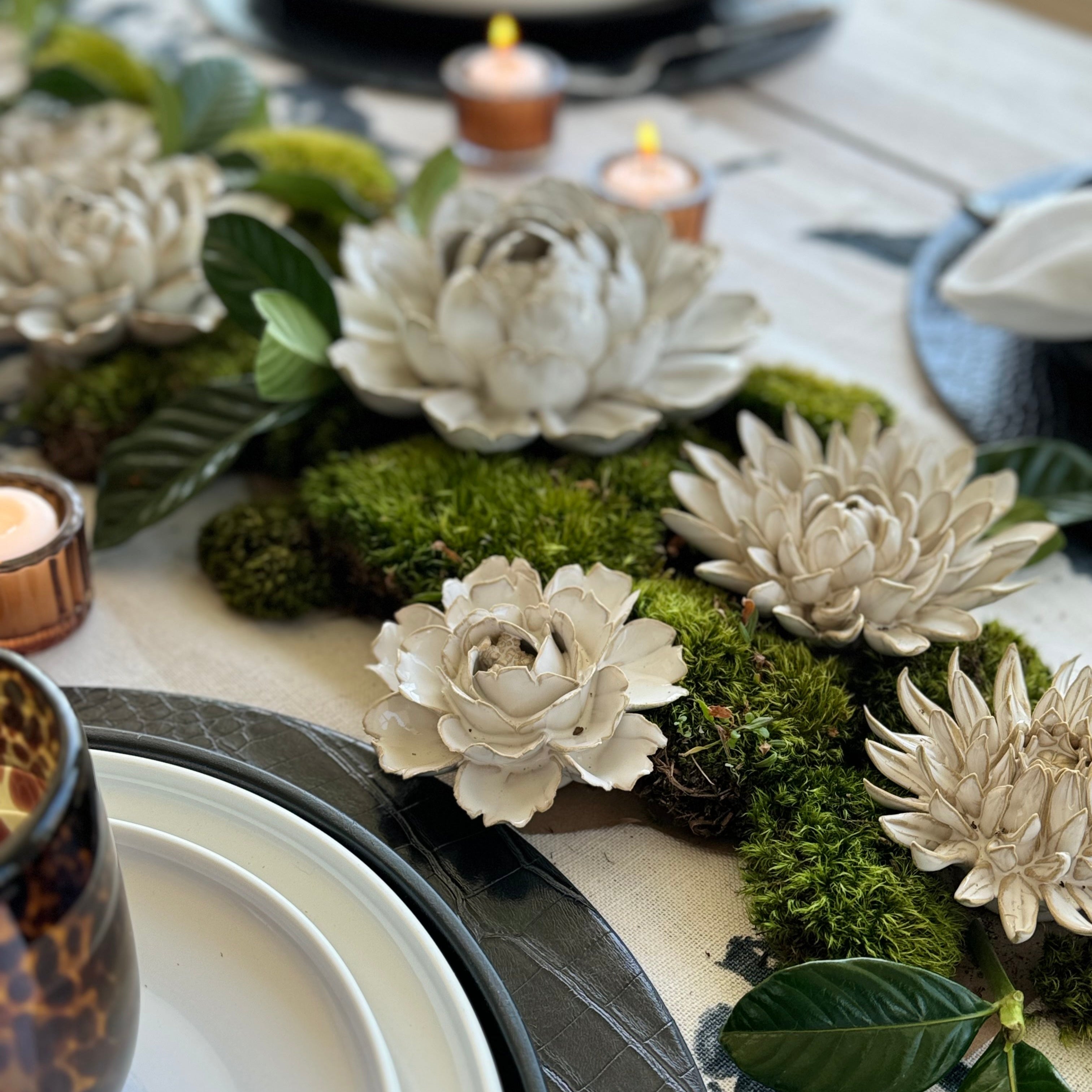 Wall Decor Ceramic Flowers for Hanging - San Diego Revival