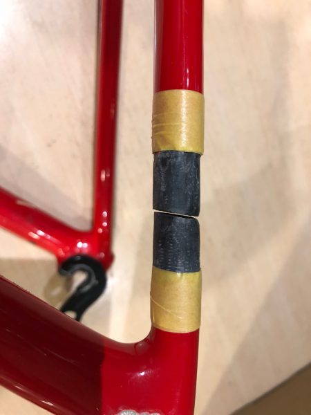 カーボンフレームのクラック検査 / リペア（修理・補強・補修