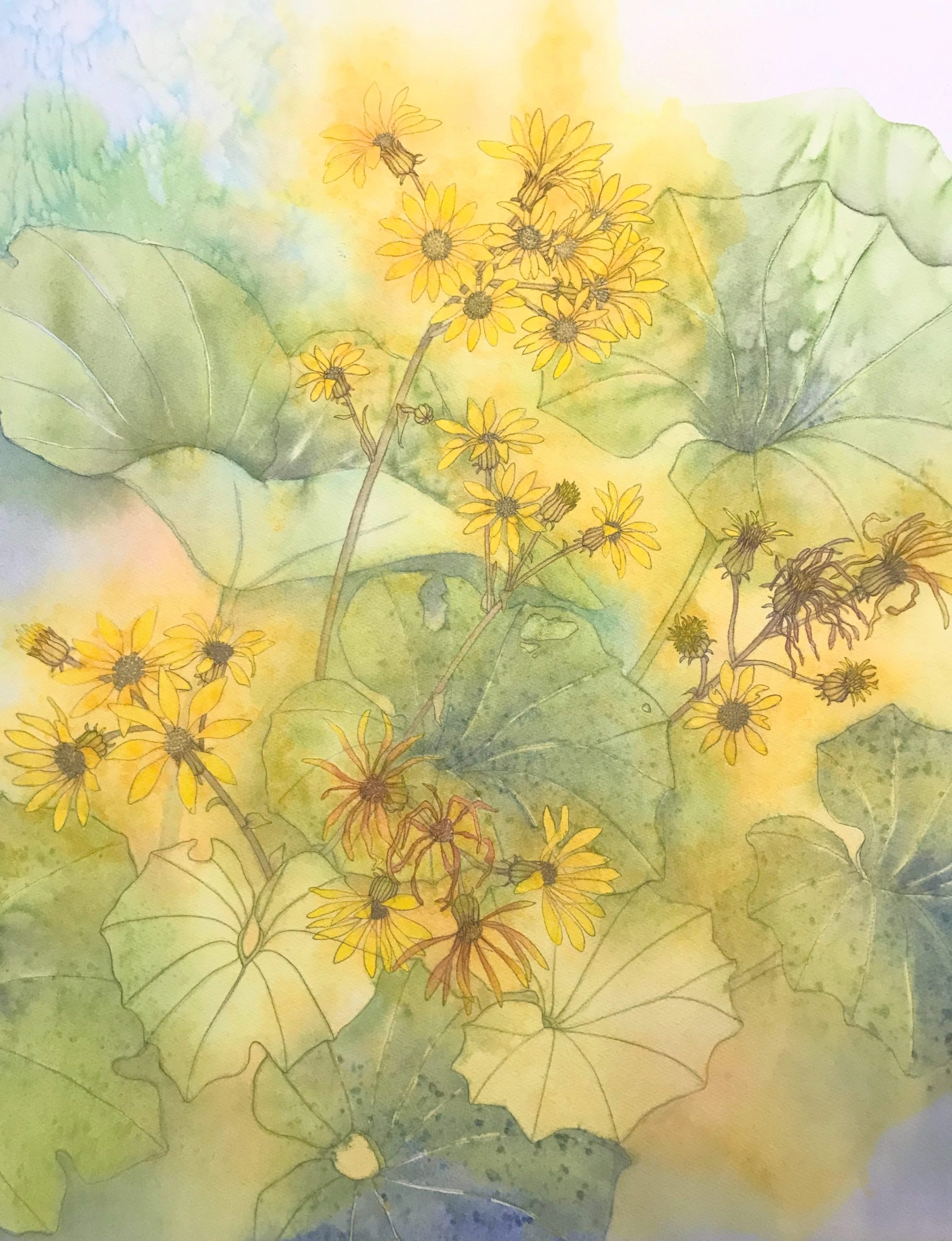 花々 | （公式）千賀ちか 水彩画家