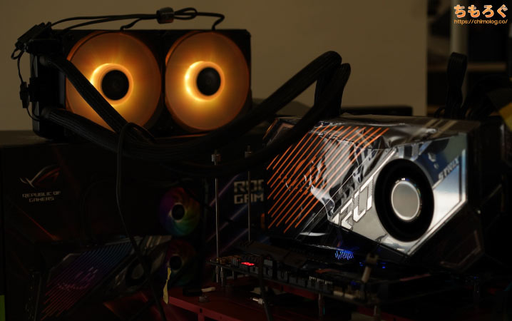 ROG-STRIX-LC-RTX3080TI-O12G-GAMINGレビュー：400Wを徹底的に冷やす