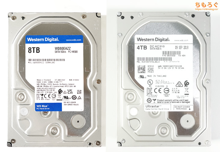 WD80EAZZ（WD Blue 8TB）レビュー：安いのにHGST製でCMR方式のHDD | ち