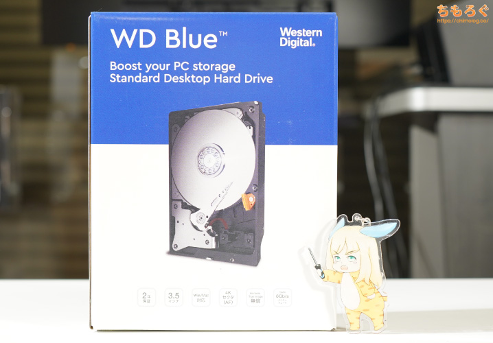 WD80EAZZ（WD Blue 8TB）レビュー：安いのにHGST製でCMR方式のHDD | ち