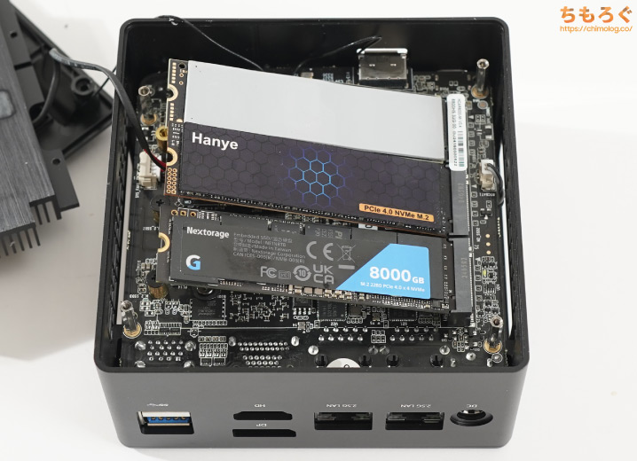 AOOSTAR GEM10レビュー：M.2スロットが3本もある！拡張性抜群なミニPC