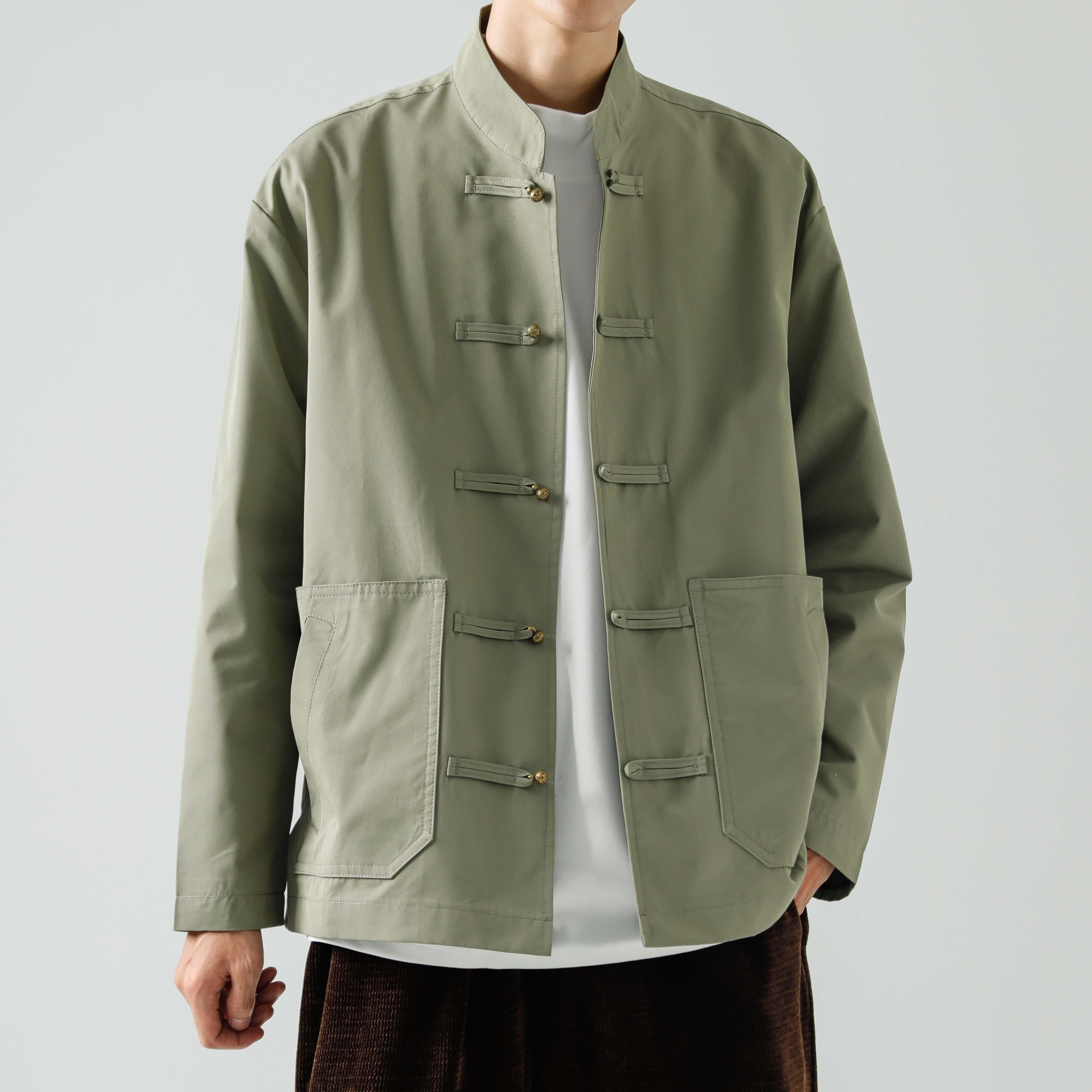 マオカラーチャイナブルゾン（ ジャケット・アウター）｜チャイナ