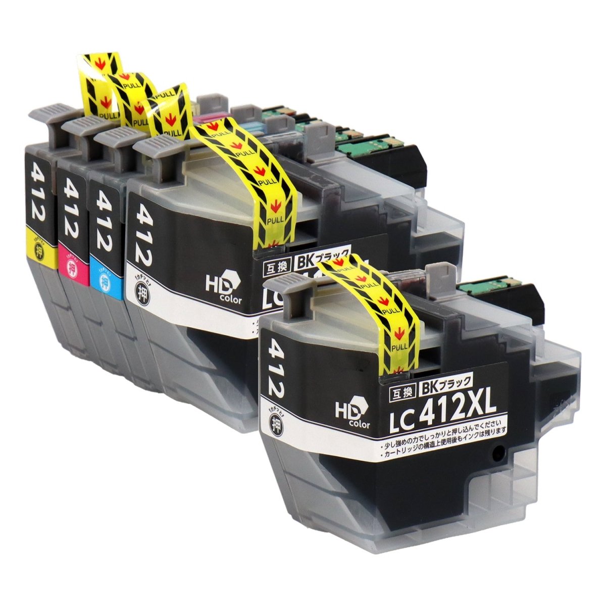 LC412XL-4PK 互換インク 4色セット 大容量【インクのチップス本店】