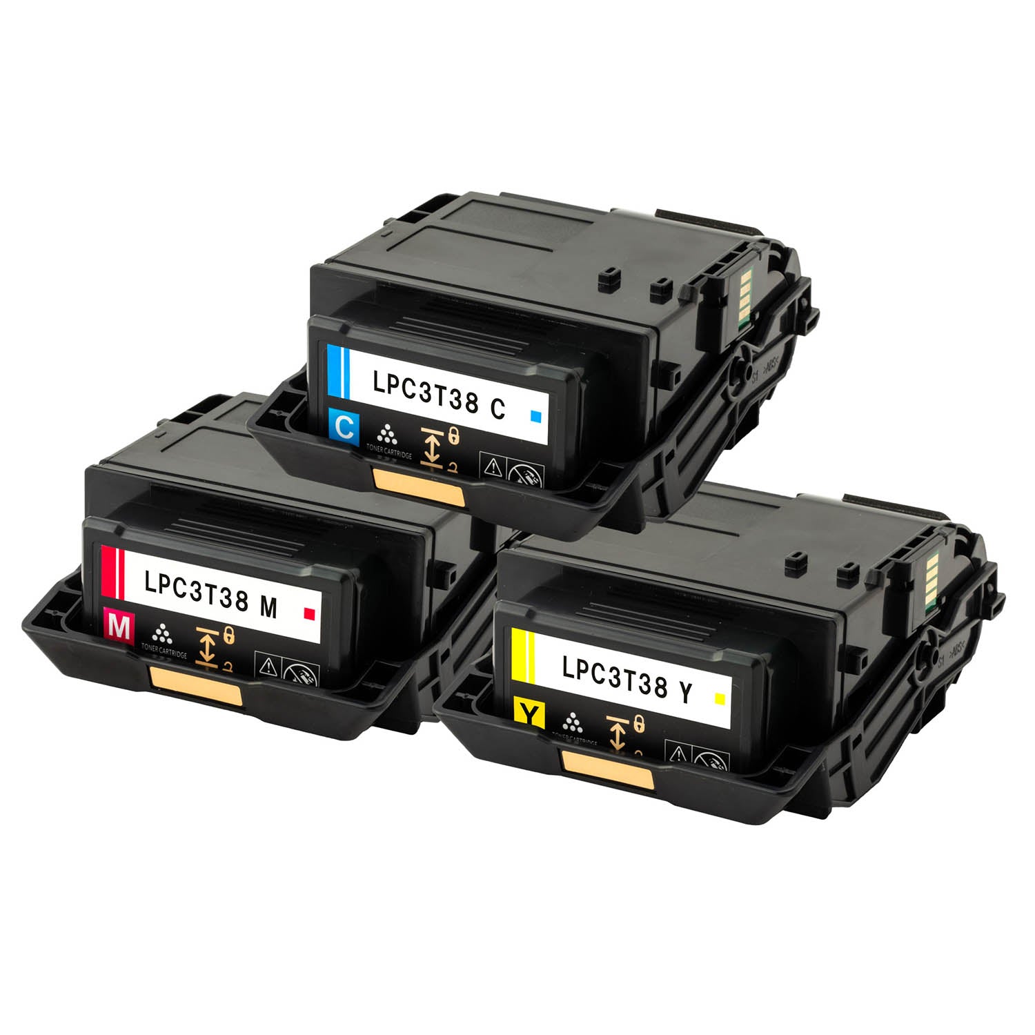 エプソン用 LPC3T38 互換トナー 4色＋LPC3K17 国内再生 感光体ユニット 4色