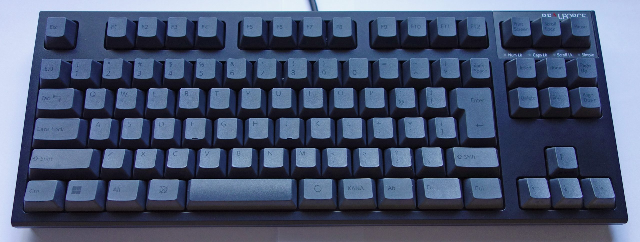 REALFORCE R3Sのキーキャップを昇華印刷に交換 | ちりつもノート