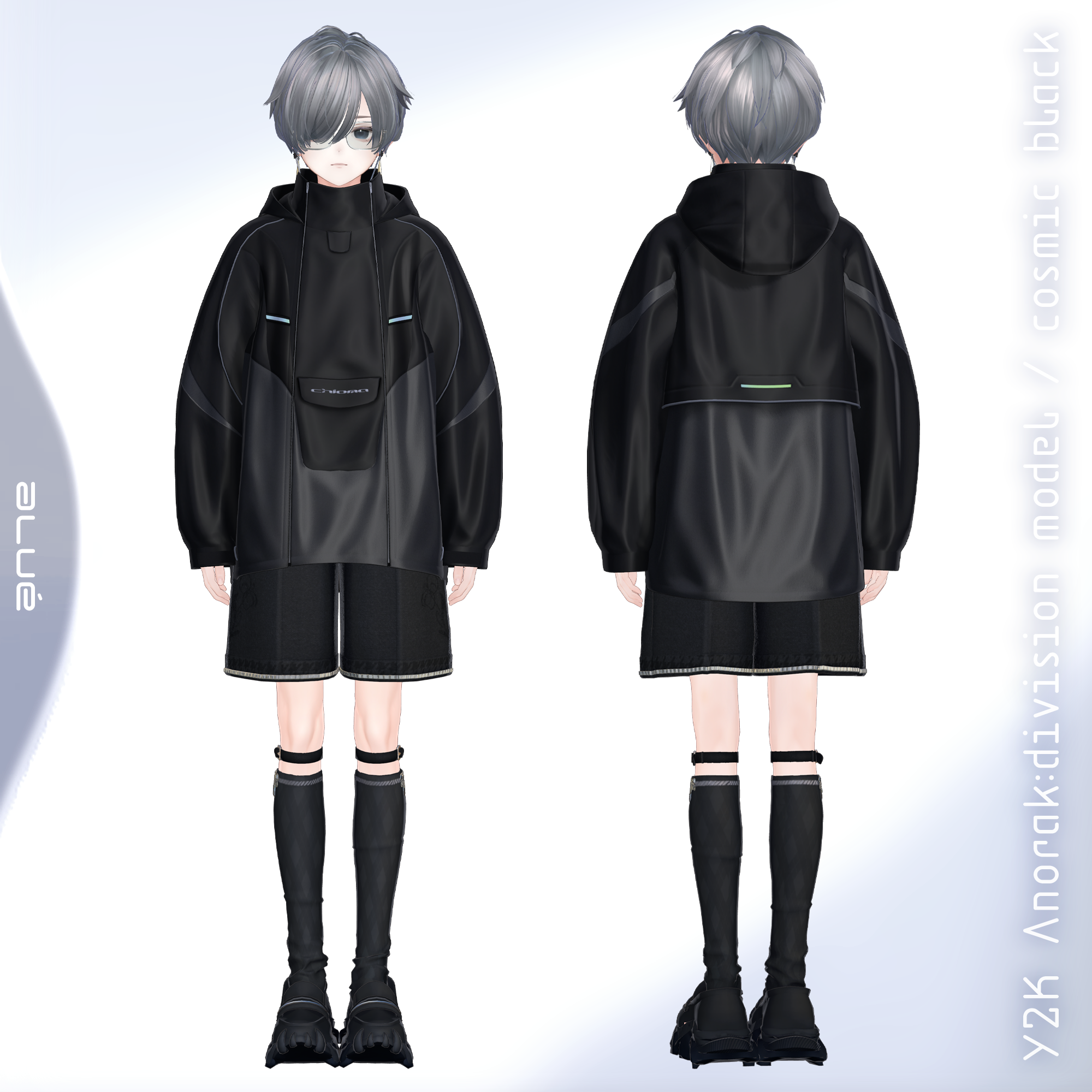 3Dmodel] Y2Kｱﾉﾗｯｸ :division model /ｺｽﾞﾐｯｸﾌﾞﾗｯｸ – chloma - official