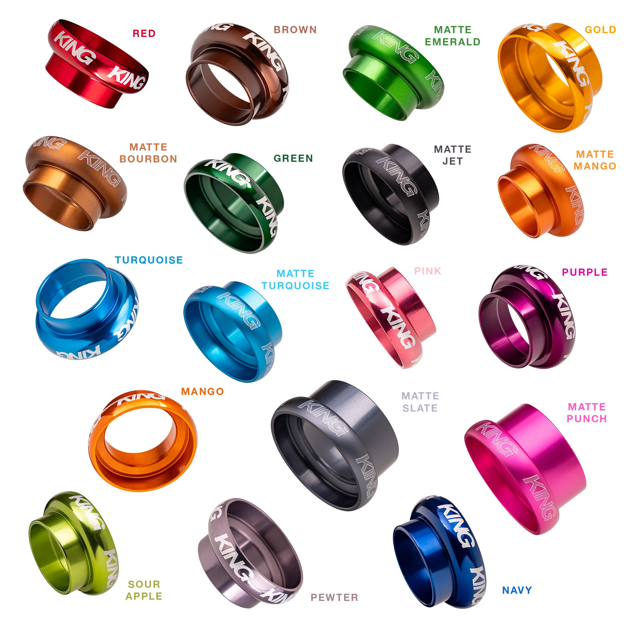 CHRIS KING INSET8 ヘッドセット マットターコイズ CHRIS KING INSET8