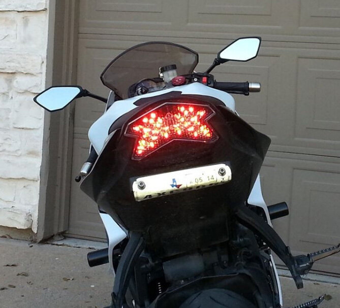 Blaster-X Integrated LED Taillight for Kawasaki Ninja ZX6R & Z125