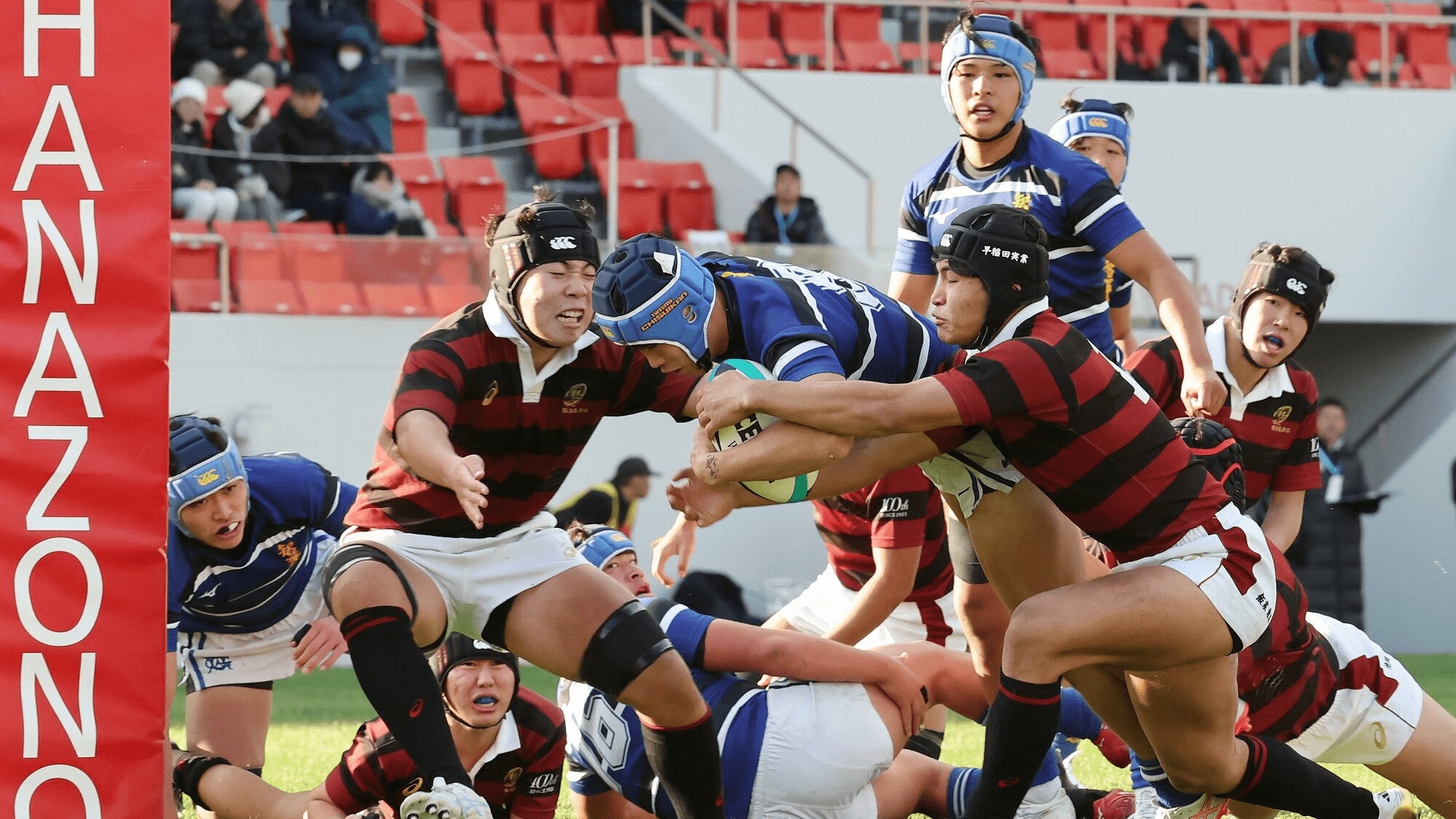 石見智翠館高校ラグビー部、花園で16大会ぶり1回戦敗退 | 中国新聞デジタル