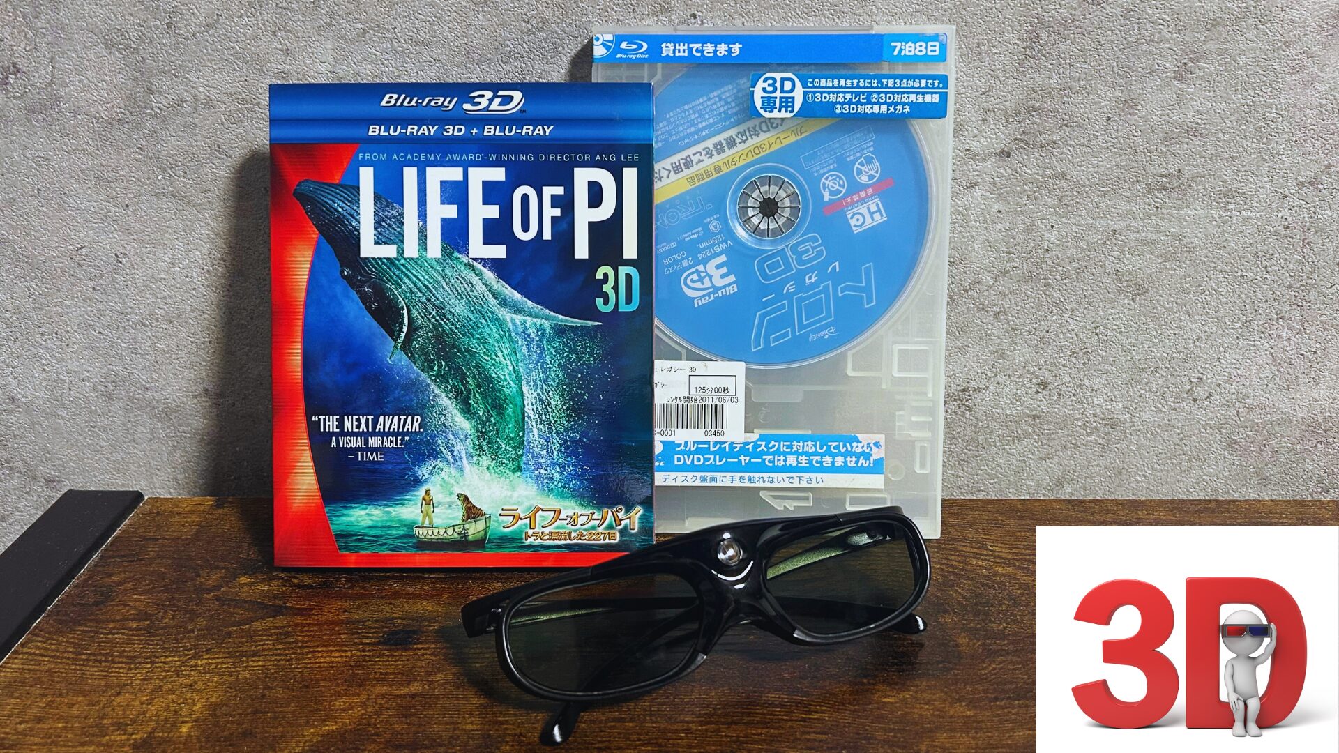 プロジェクターで3D映画を楽しむ【原理/手順/3Dメガネの種類も解説】