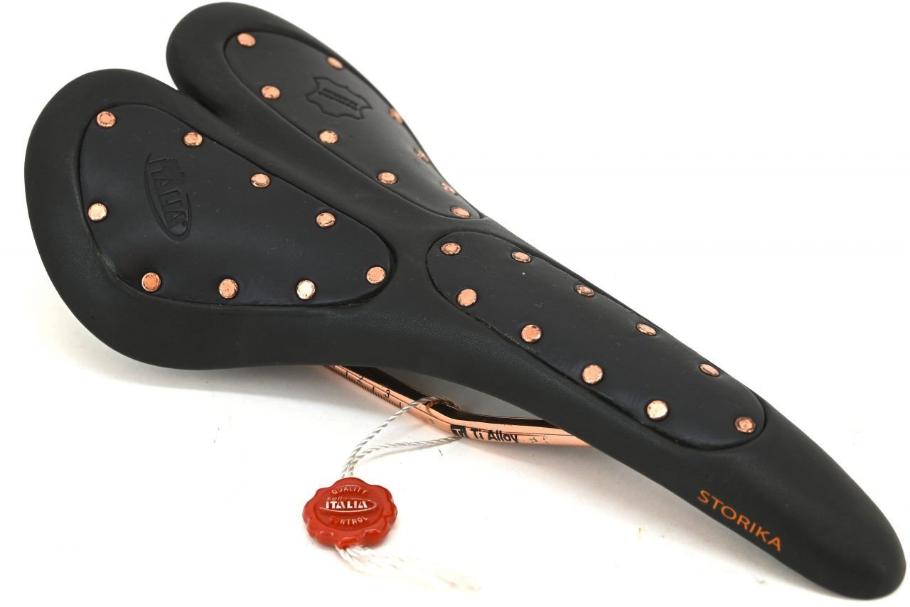 Selle Italia Storika Leather Saddle NOS - Cicli Berlinetta