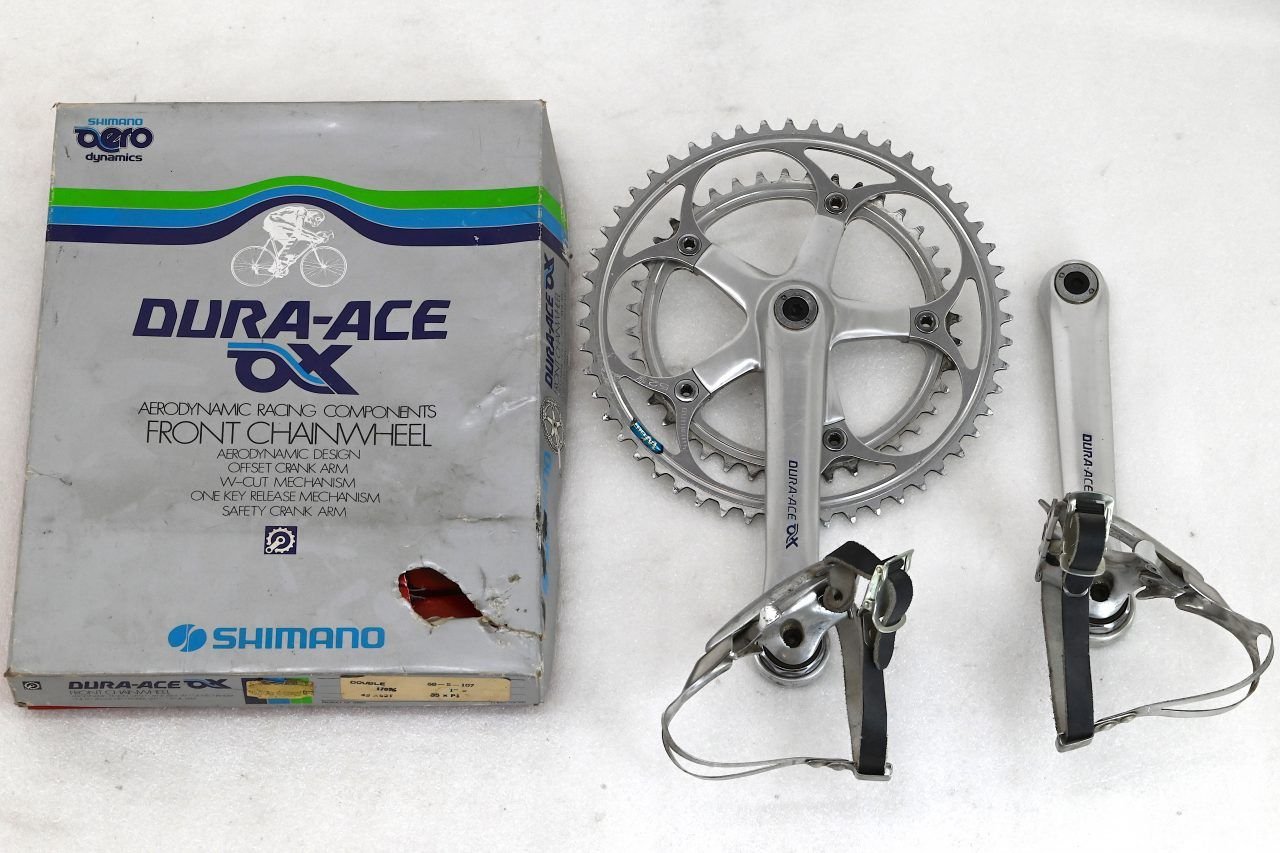 Shimano Dura Ace AX Crankset with Pedals 170mm - Cicli Berlinetta