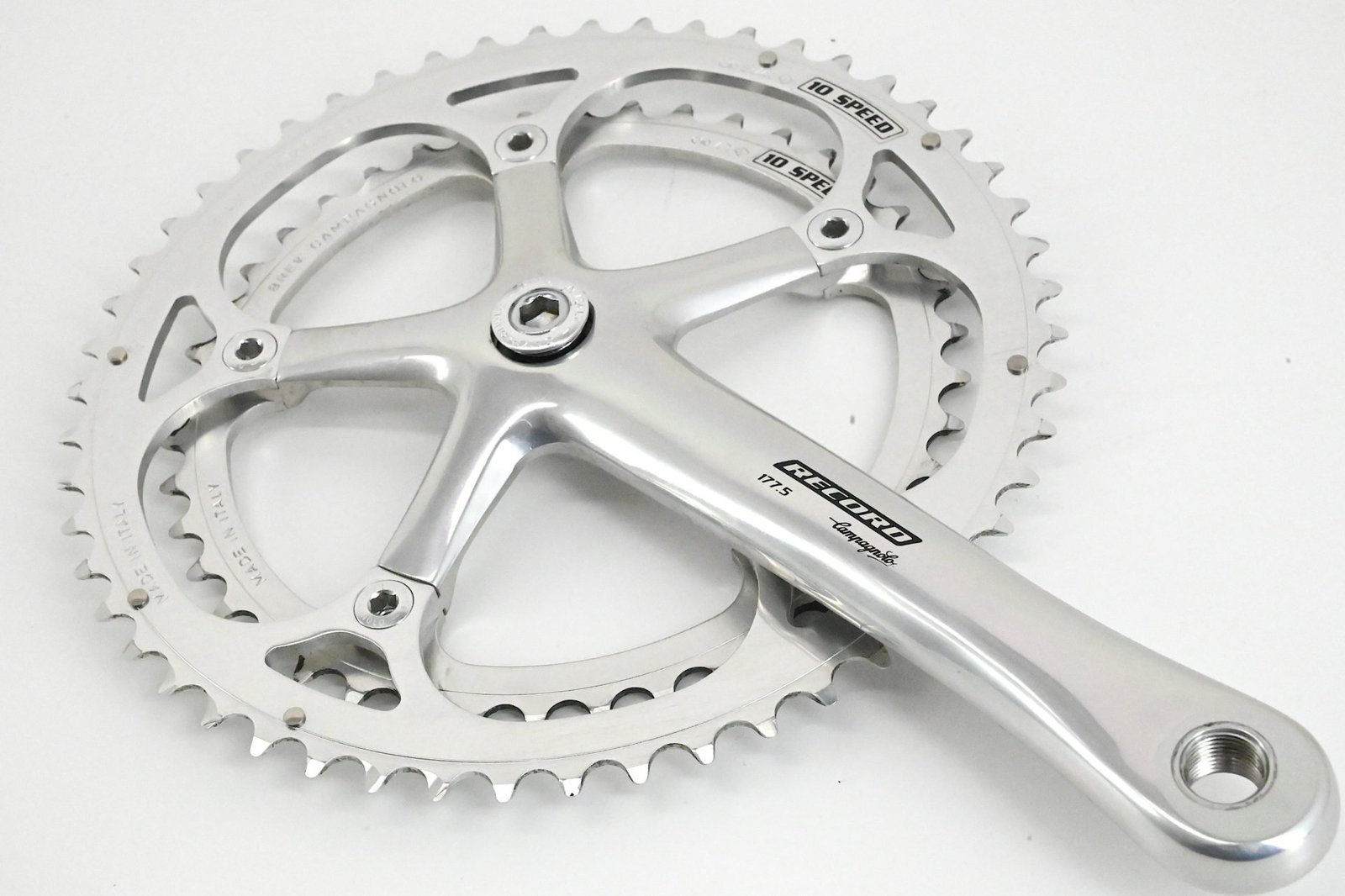 Campagnolo Record 10-Speed Cranks 177.5mm 52/42 - Cicli Berlinetta