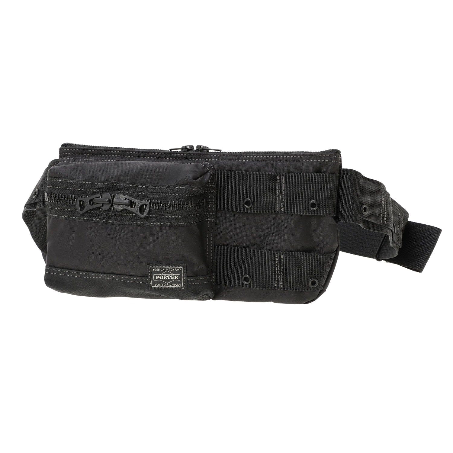 Porter-Yoshida & Co. - All Waist Bag with Pouches - Black – City