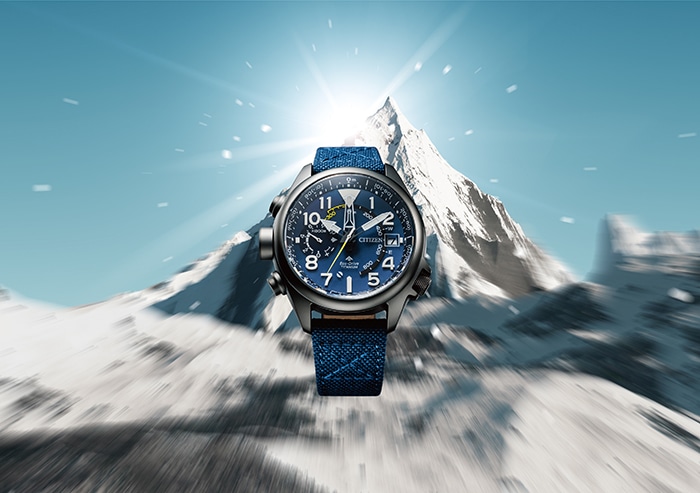 シチズン プロマスター』 高度と方位をアナログで表示 光発電エコ