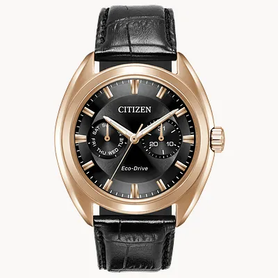 Citizen Paradex Men's Eco-Drive Rose Gold Grey Dial Watch | CITIZEN