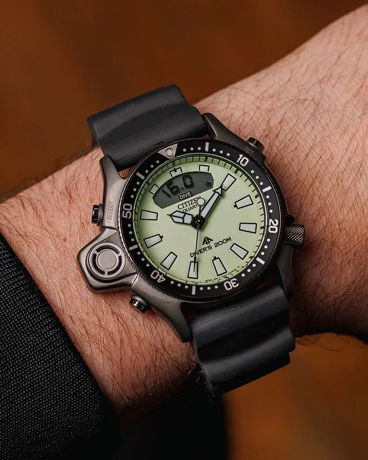 Promaster Aqualand Green Dial Polyurethane Strap JP2007-09W | CITIZEN