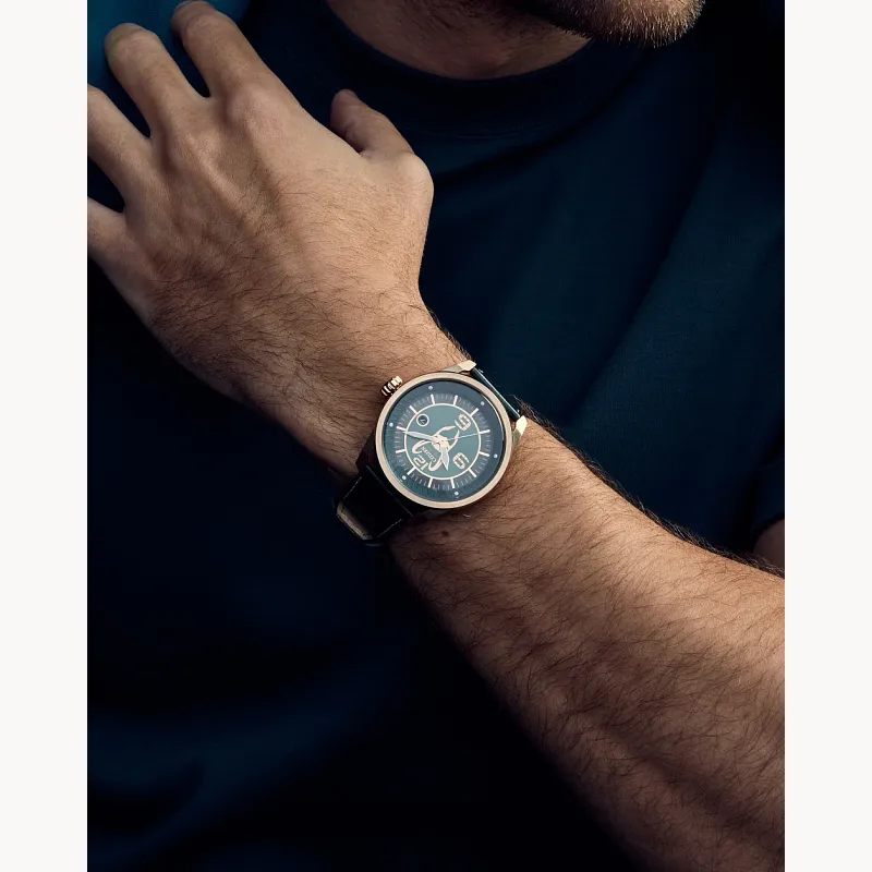 Loki Green Dial Leather Strap AW1363-06W | CITIZEN