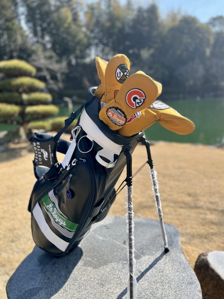 イエローロブスター Yellow Lobster キャディバッグ U-LEATHER LA