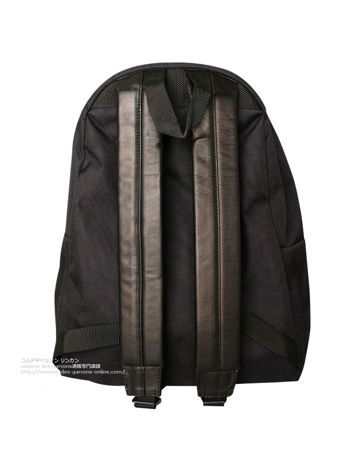 コムデギャルソン☆リュック-バックパック-・黒M定番サイズ（馬革