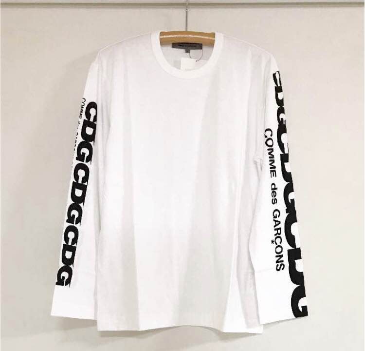 コムデギャルソン CDGロゴロングスリーブTシャツ A グッドデザイン