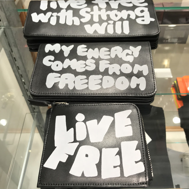 コムデギャルソン・メッセージ・プリント・ウォレット（財布・MY