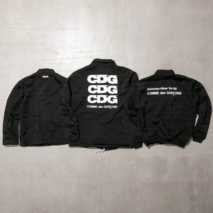 コムデギャルソン限定 CDG チャイナジャケット-ポリエステル縮絨