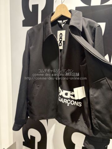 コムデギャルソンCDG ウールギャバジン ZIPブルゾン-コムデギャルソン