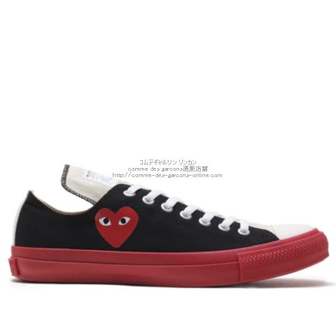 Play COMME des GARCONS 日本限定コンバース ロー-黒-チャックテイラー