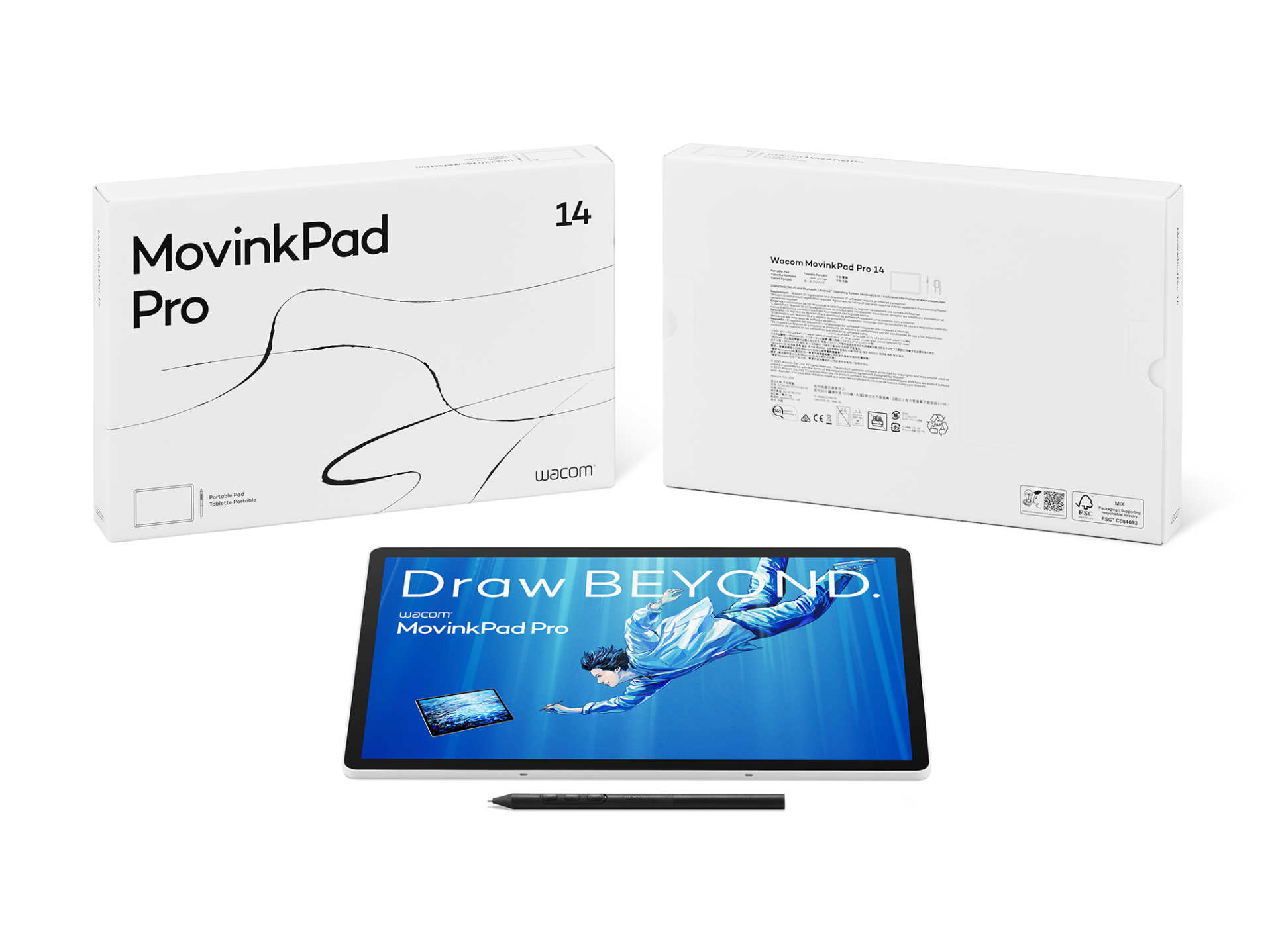 Wacom MovinkPad Pro 14 All-In-One Drawing Tablet - Wacom