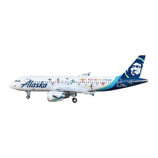 1/400 Scale Gemini A320 Pride - Alaska Airlines