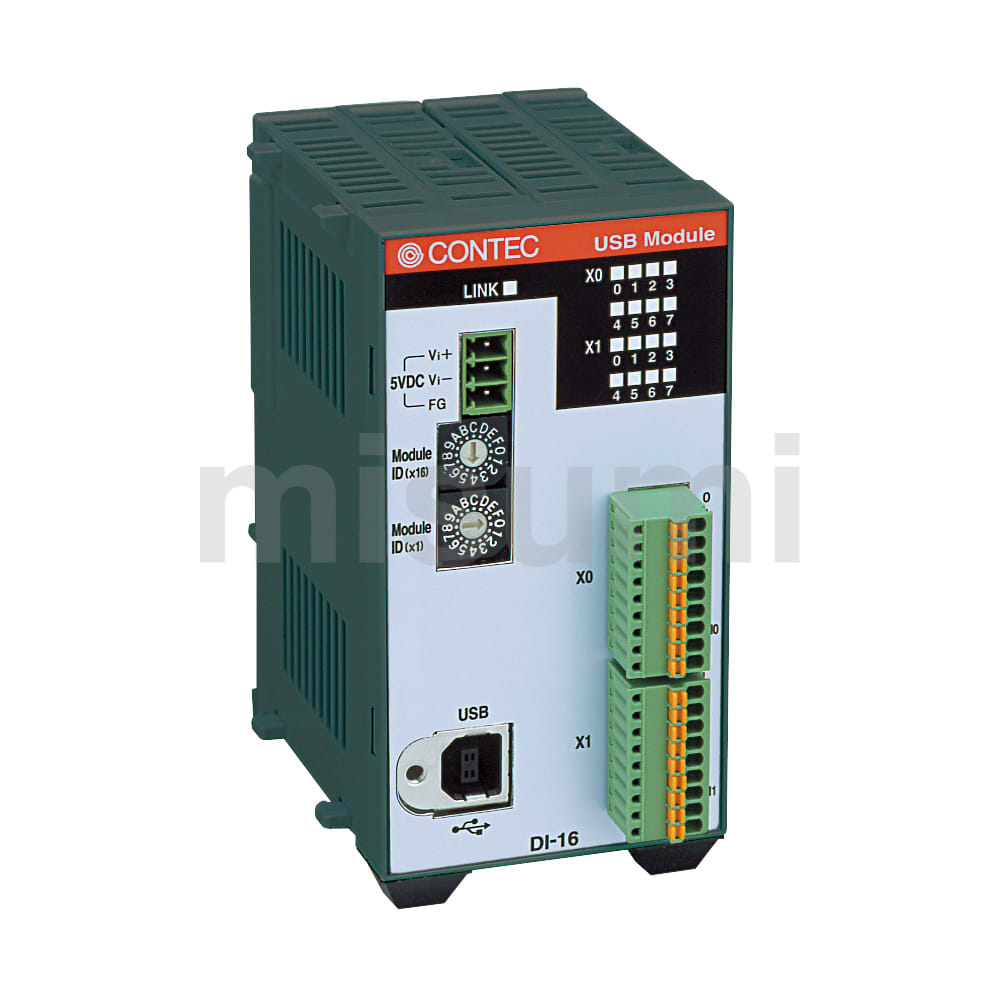 DIO-1616LX-USB | デジタル入出力 インターフェイスボード（カード