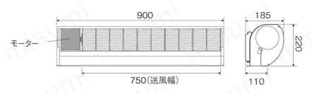 エアーカーテン（N900-AC/N1200-AC） | ナカトミ | MISUMI(ミスミ)