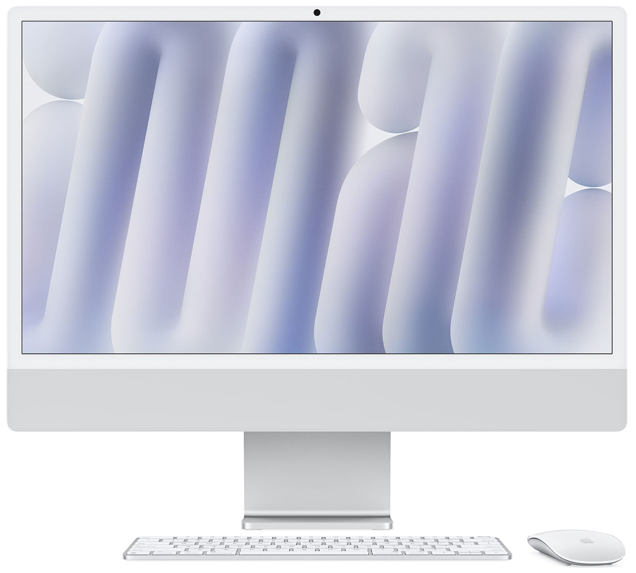 Apple iMac M4 Desktop Computer Silver (Late 2024) - Z1EJ000BX