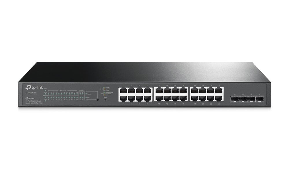 TP-Link 28-Port Gigabit Smart Switch - TLSG2428P | Abt