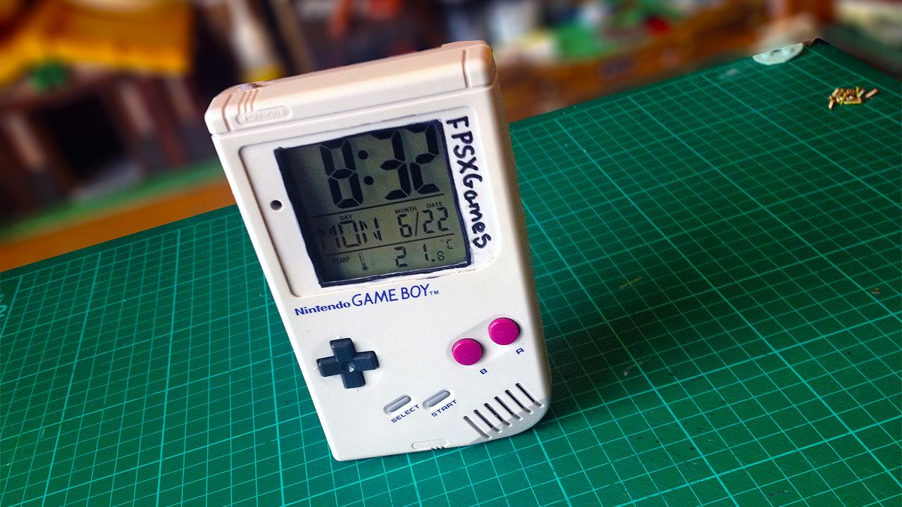 Nintendo Game Boy Made Into a Digital Clock : 4 Steps - Instructables