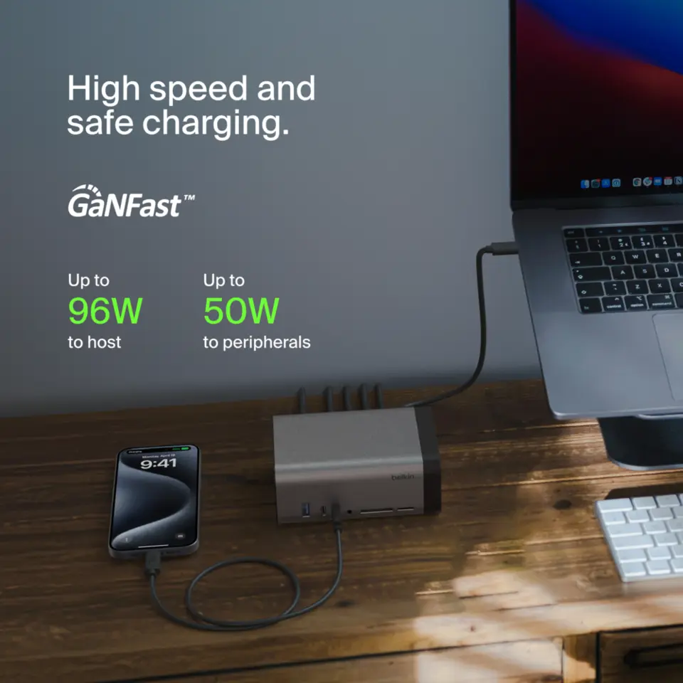 Belkin Connect USB-C 11-in-1 Pro GaN Dock 150W - Micro Center