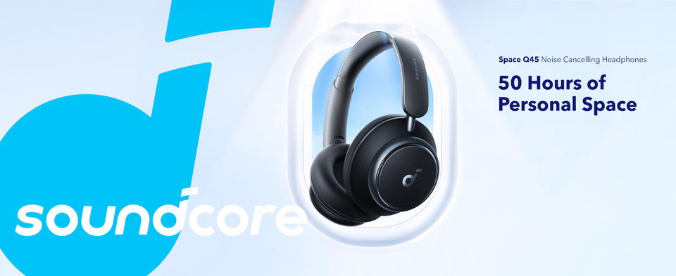 Soundcore by Anker Space Q45 Wireless Bluetooth Headphones