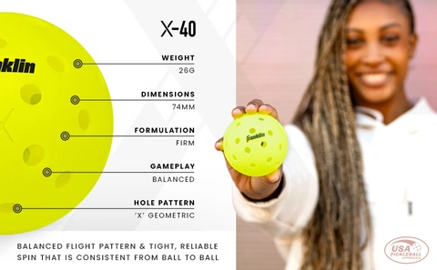 Franklin X-40 36-Pickleball Bucket | Dick's Sporting Goods