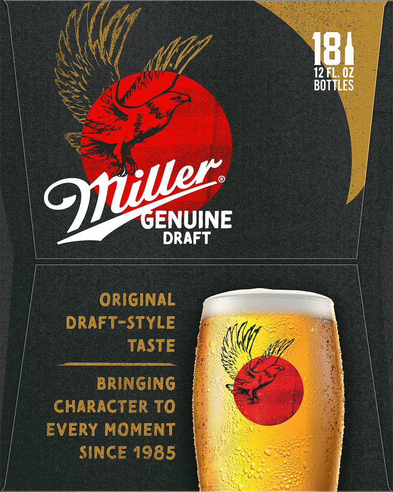 Miller Genuine Draft Beer, Original, 18 Pack