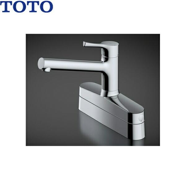 TOTO 台付シングル混合水栓(エコシングル、湯水分岐口付、取替用
