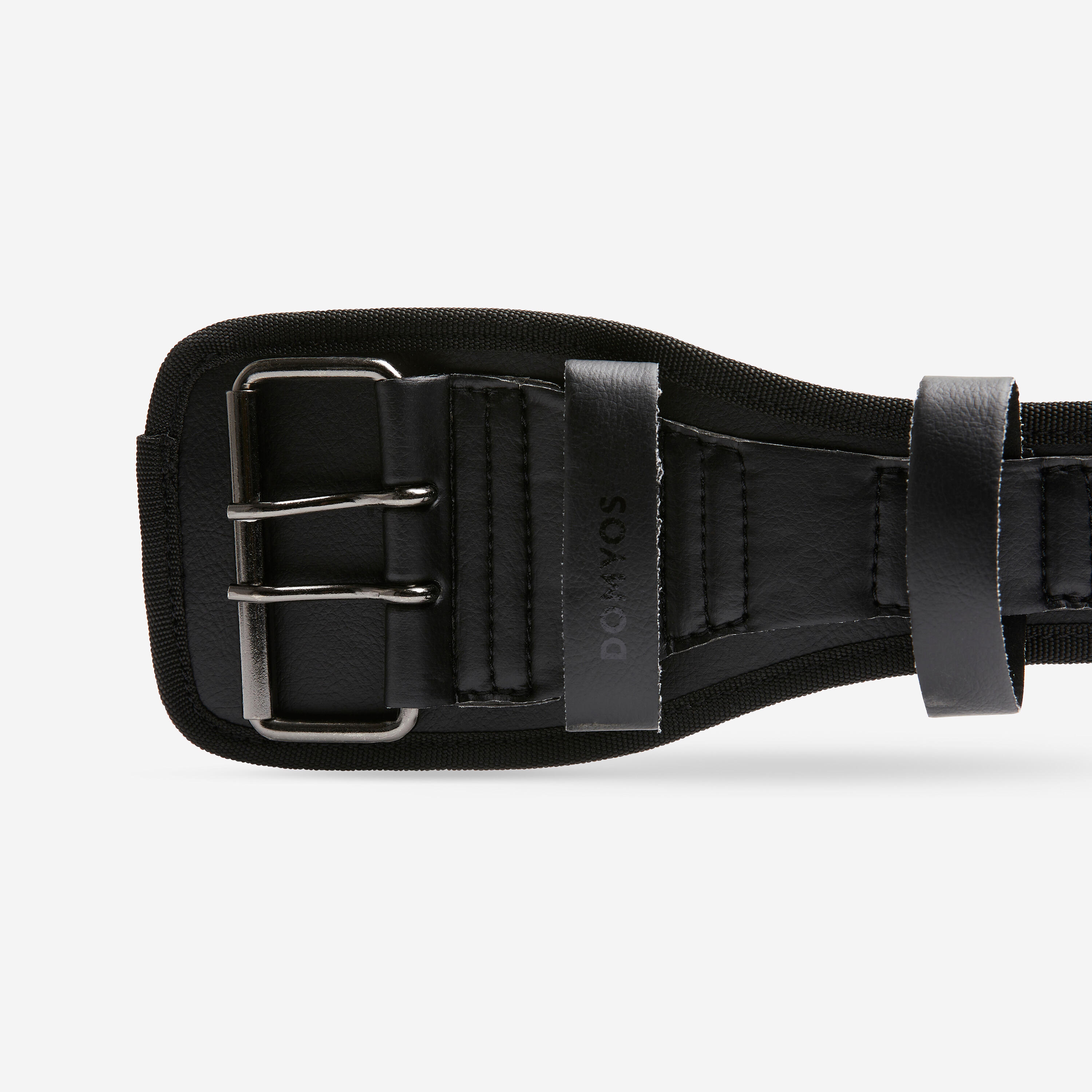 Leather Weight Training Lumbar Belt - Smoked black - Corength